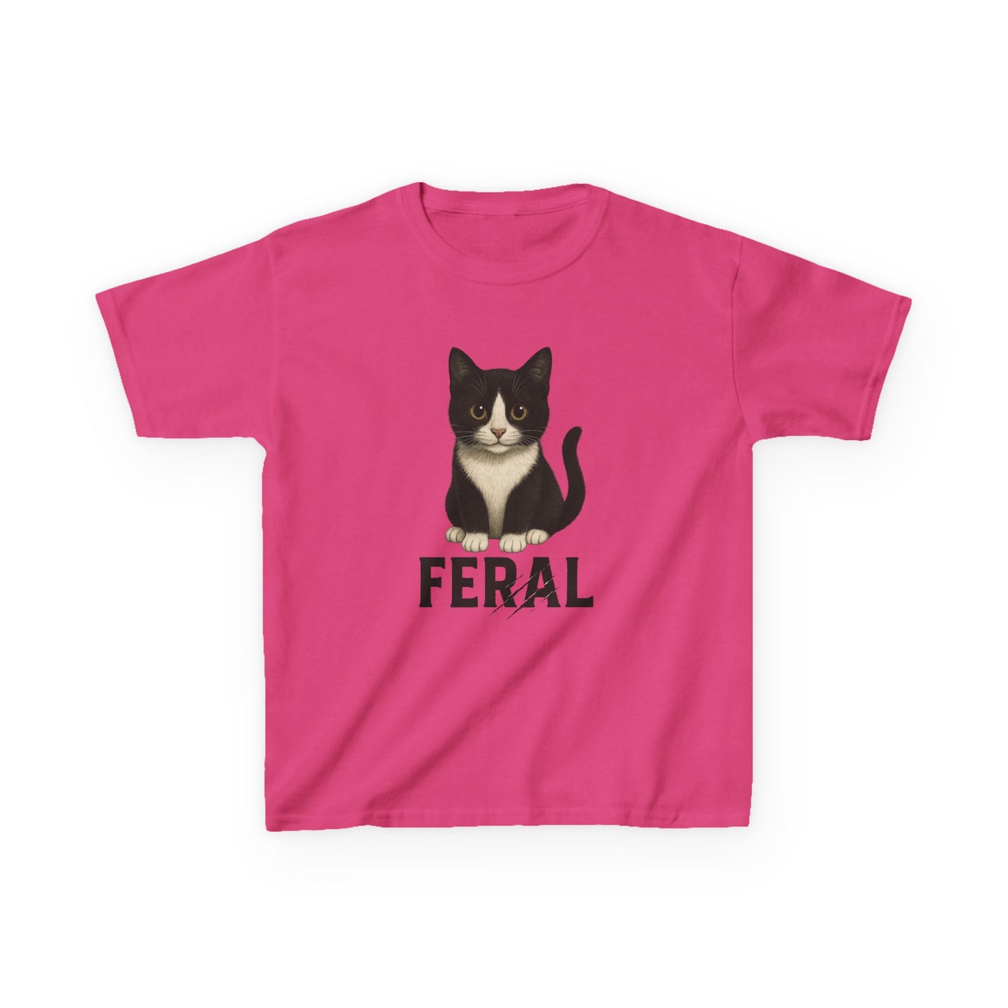 Feral Kitten Kids T-Shirt