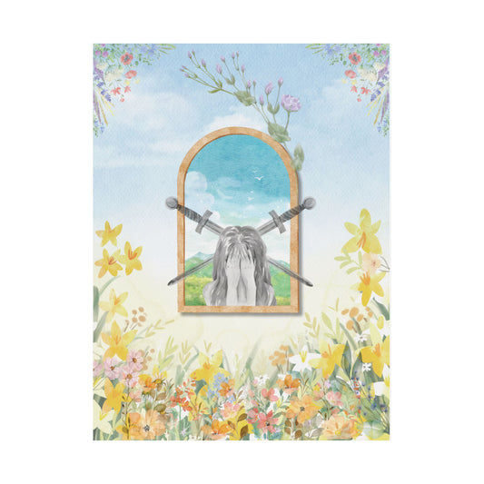 Silent Bloom – Watercolor Art Print