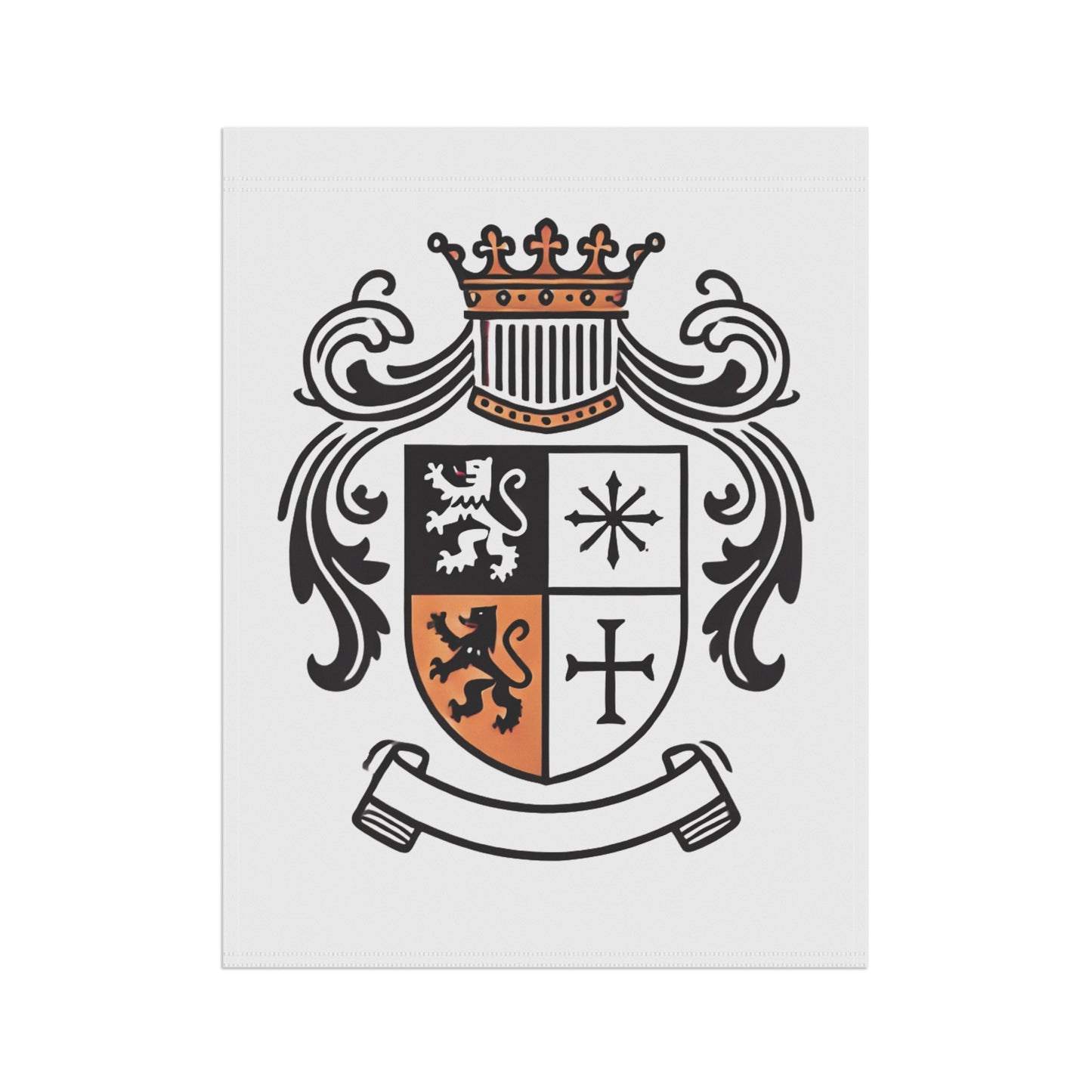 Custom Garden Heraldic Banner – Small Outdoor Flag Add-On