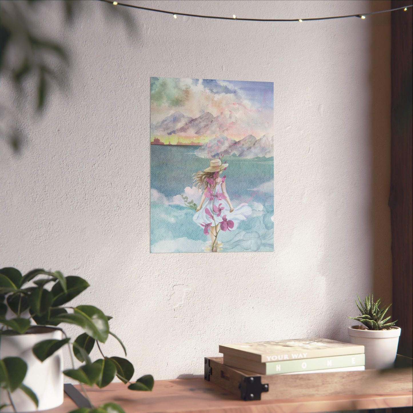Swift Goodbyes – Watercolor Art Print