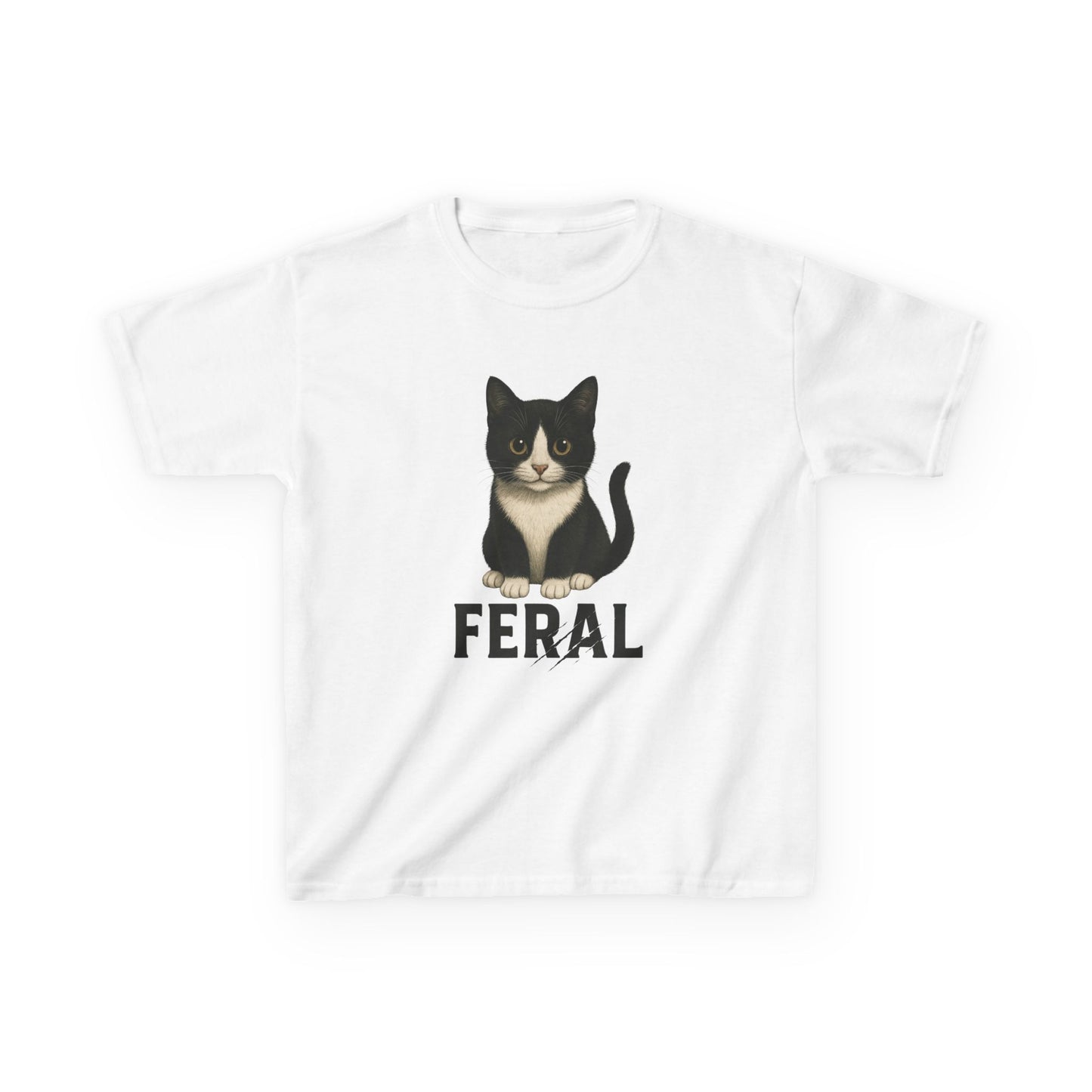 Feral Kitten Kids T-Shirt