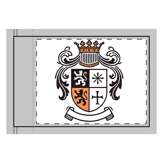 Custom Double-Sided Heraldic Flag – Personalized Coat of Arms or Emblem Display