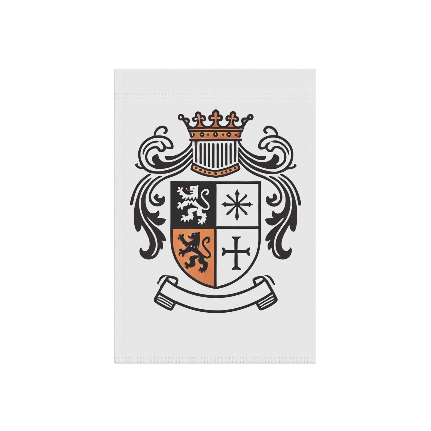 Custom Garden Heraldic Banner – Small Outdoor Flag Add-On
