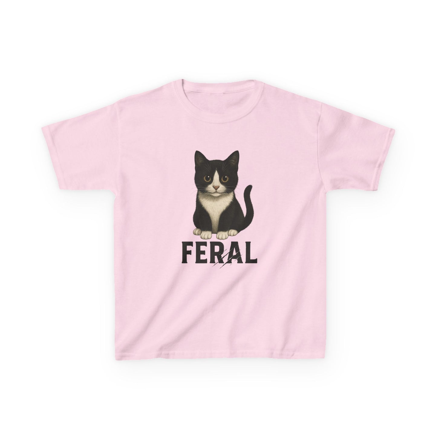 Feral Kitten Kids T-Shirt