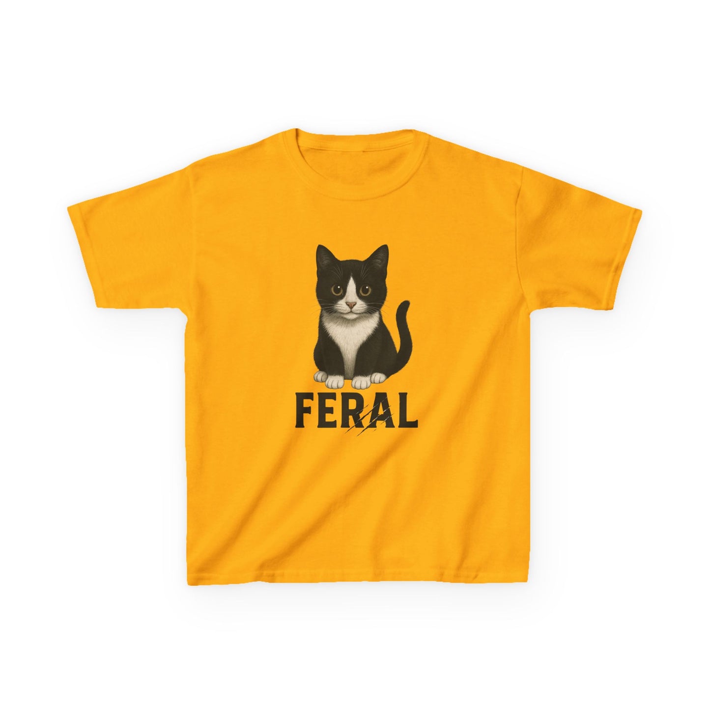 Feral Kitten Kids T-Shirt