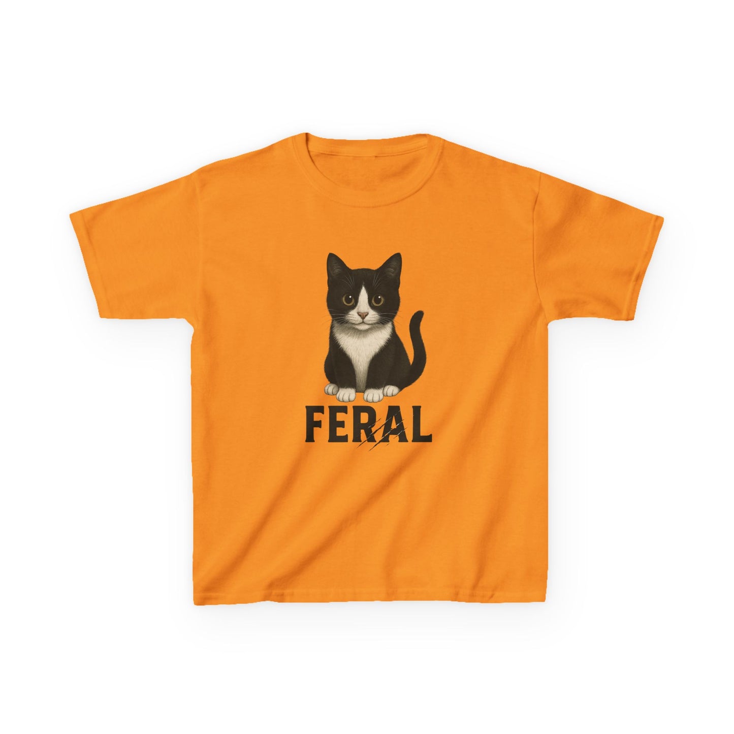 Feral Kitten Kids T-Shirt