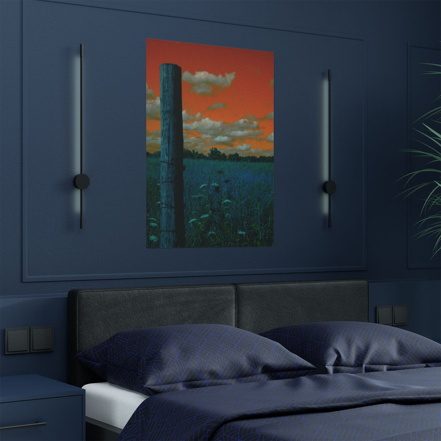 Through the Fence – Country Field Photography Print