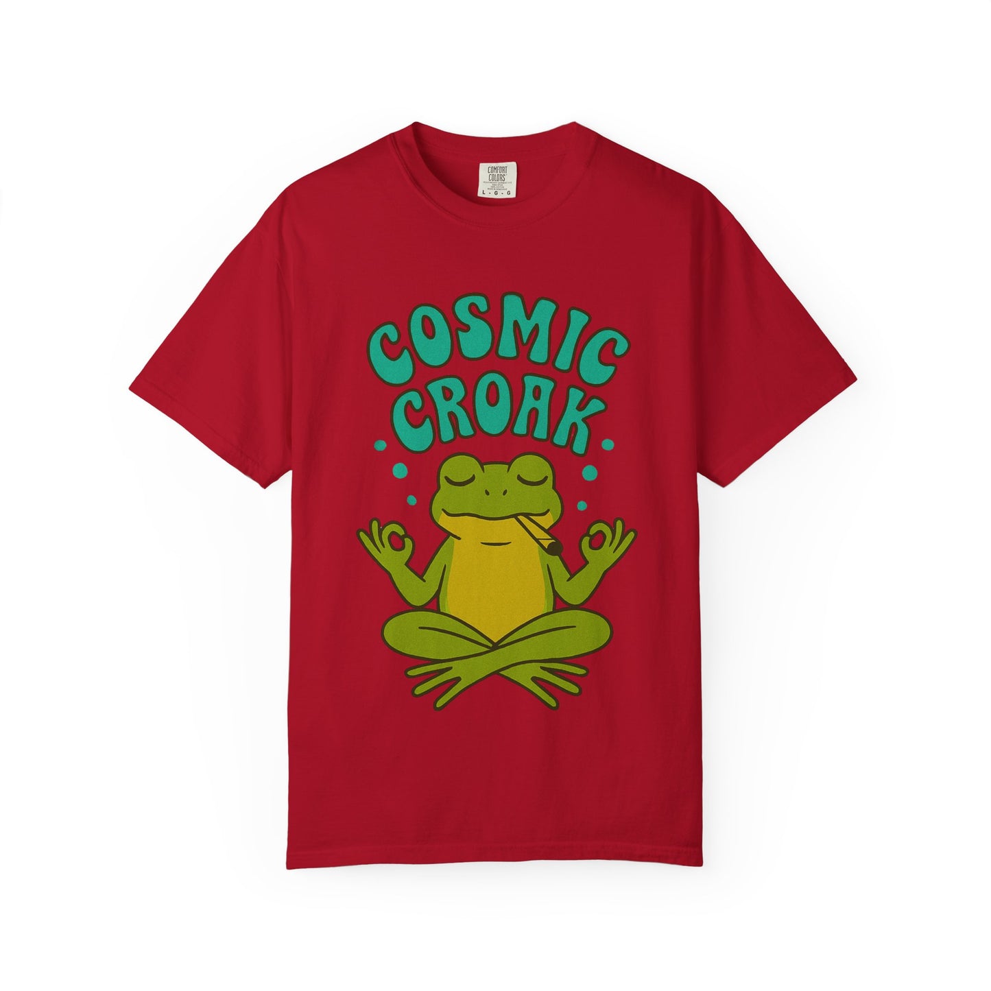 Cosmic Croak – Meditating Frog T-Shirt