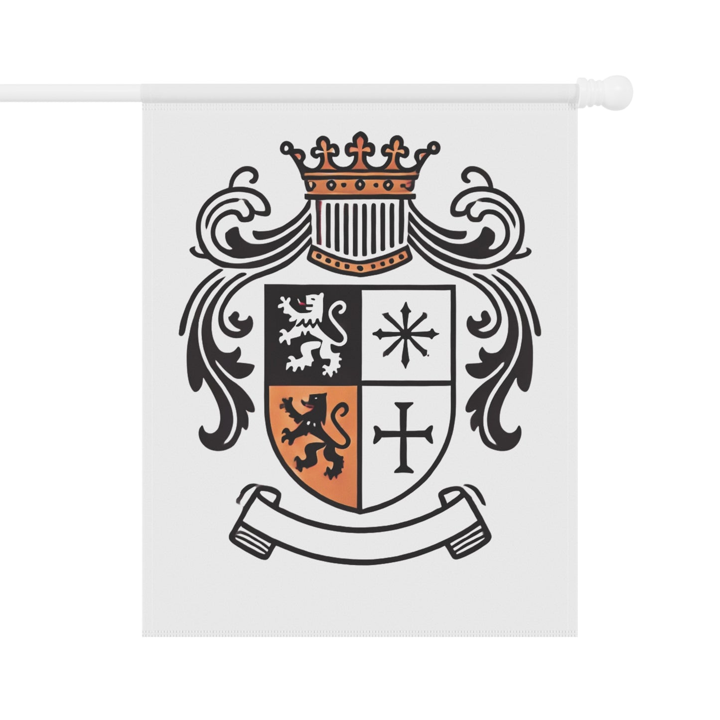 Custom Garden Heraldic Banner – Small Outdoor Flag Add-On