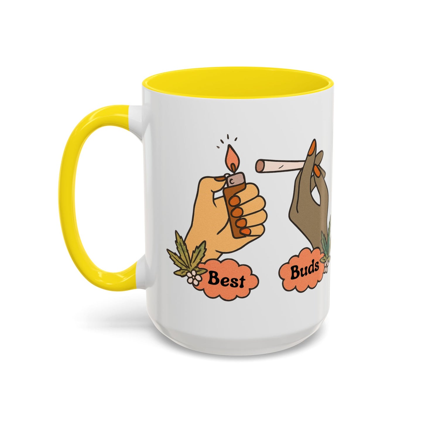 Best Buds Accent Mug – Light Up the Morning