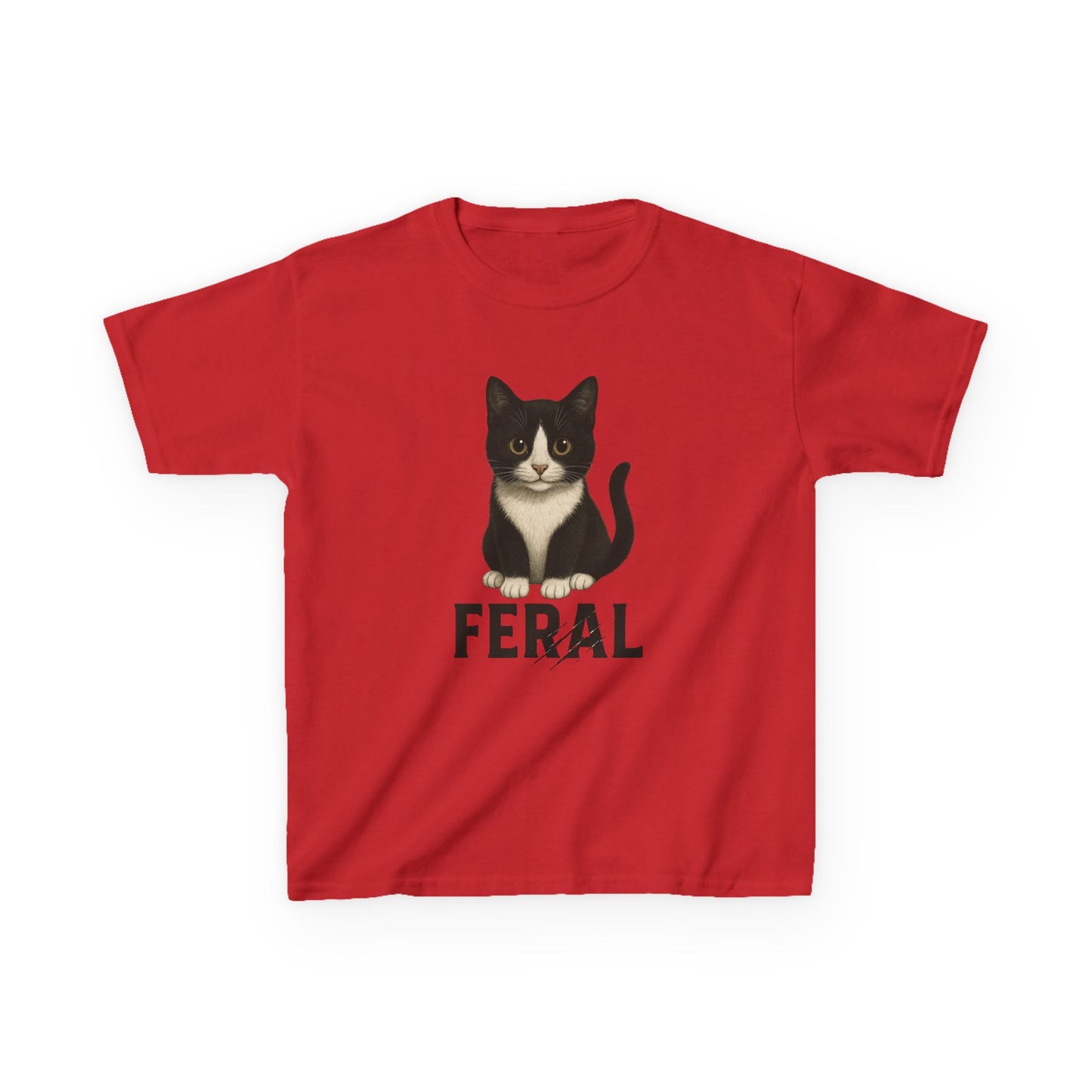 Feral Kitten Kids T-Shirt