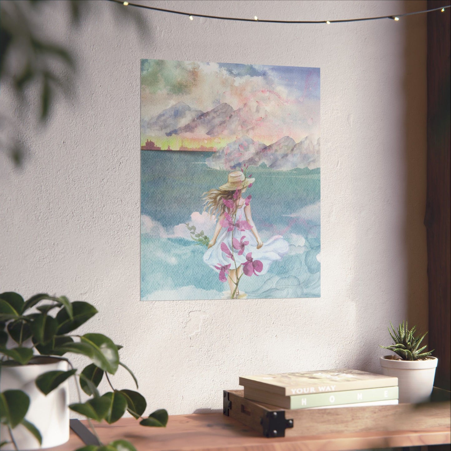 Swift Goodbyes – Watercolor Art Print