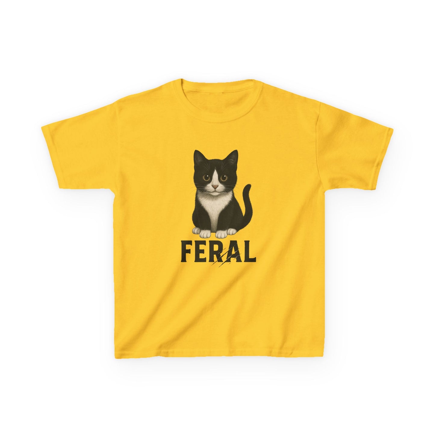 Feral Kitten Kids T-Shirt