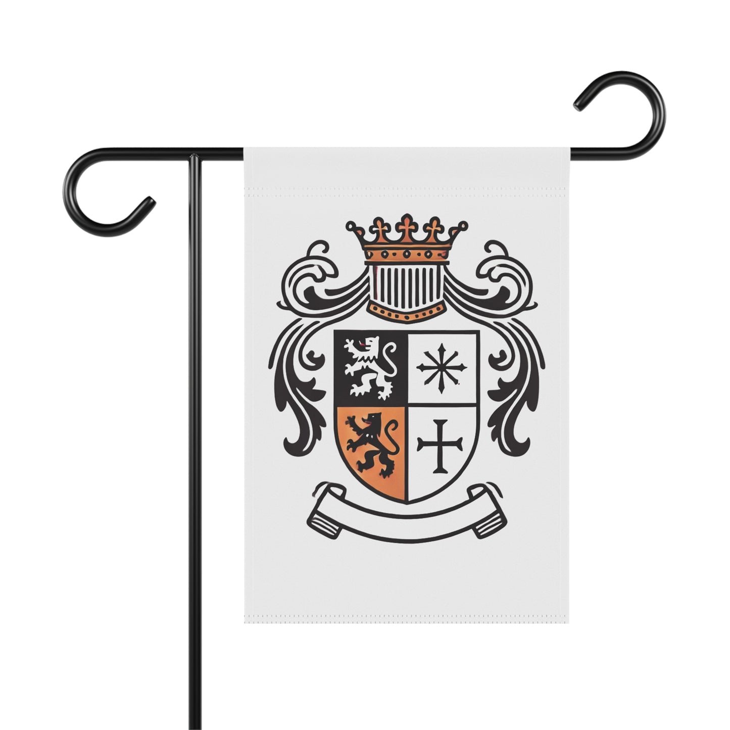 Custom Garden Heraldic Banner – Small Outdoor Flag Add-On