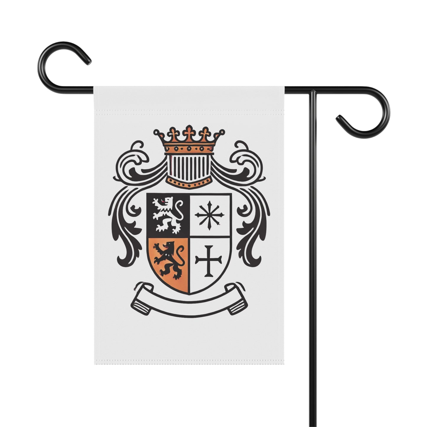Custom Garden Heraldic Banner – Small Outdoor Flag Add-On