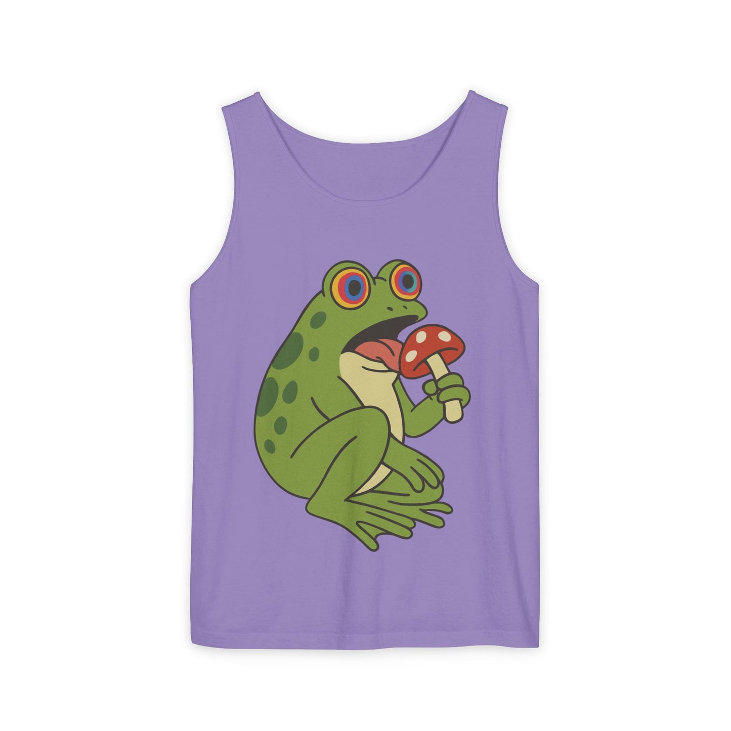 Trippy Frog & Mushroom – Unisex Chill Tank Top
