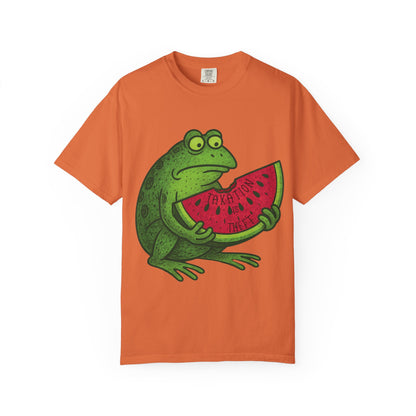 “Taxation Is Theft” Frog Tee – Watermelon Woes