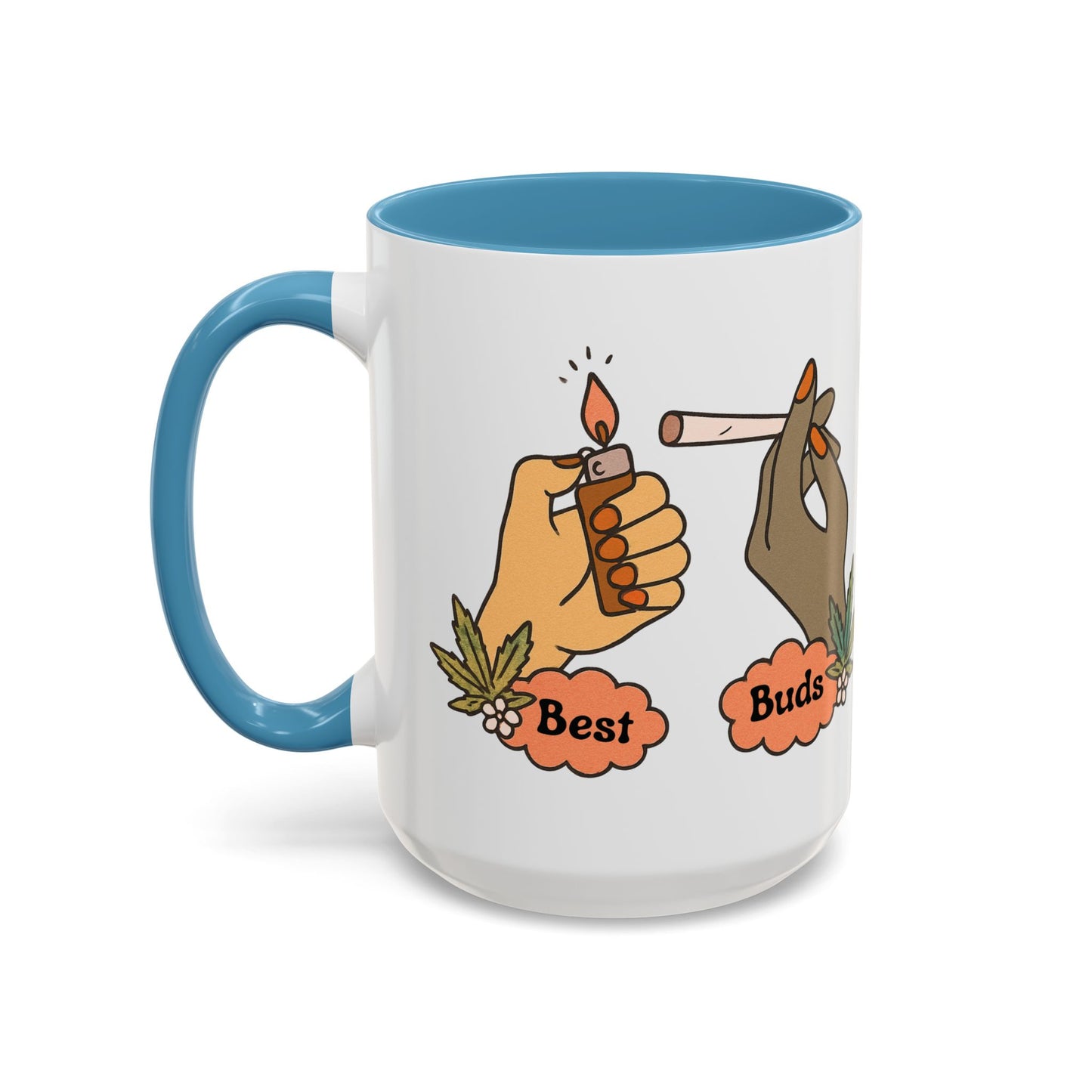 Best Buds Accent Mug – Light Up the Morning