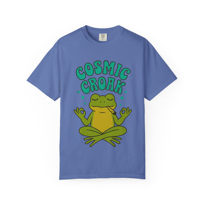 Cosmic Croak – Meditating Frog T-Shirt