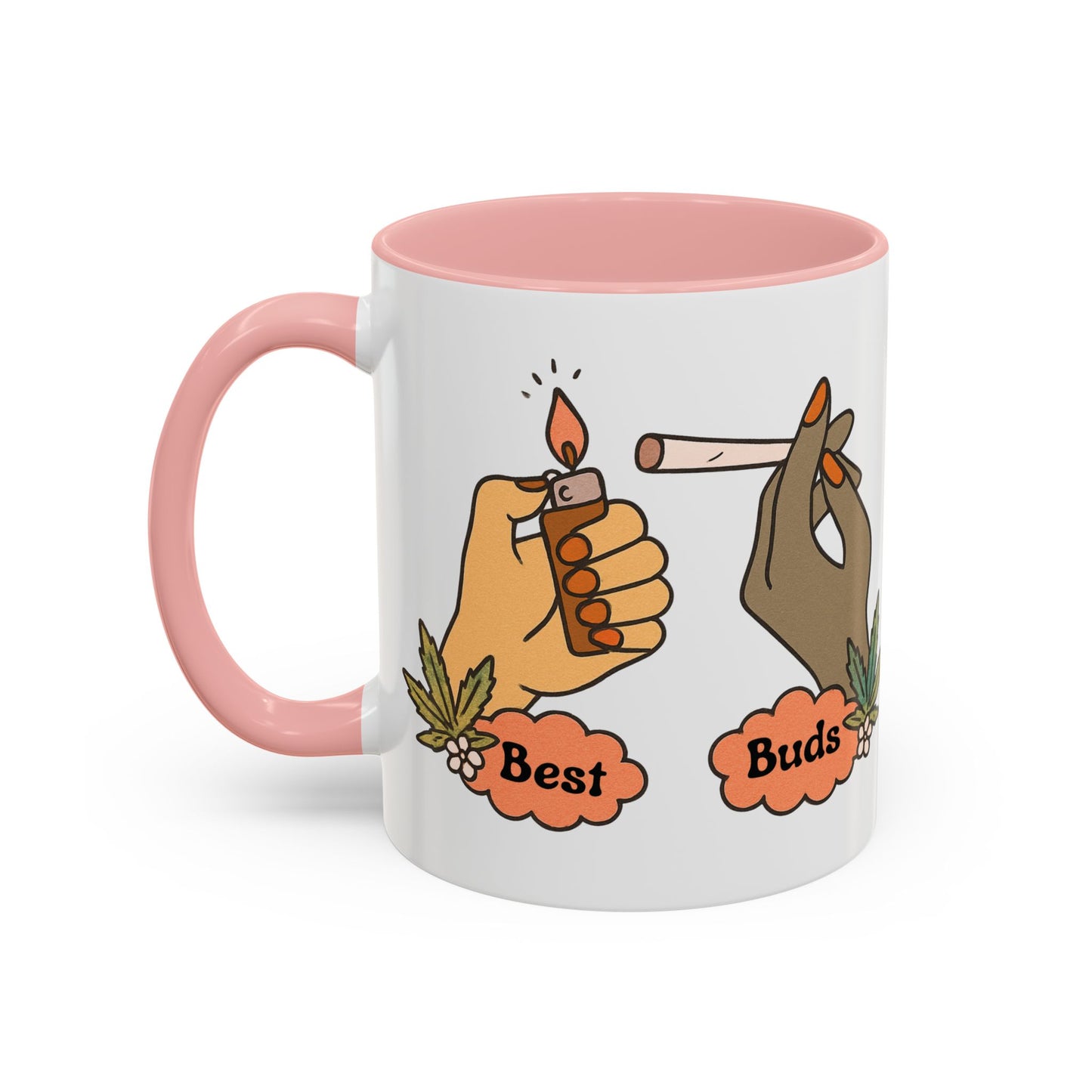 Best Buds Accent Mug – Light Up the Morning