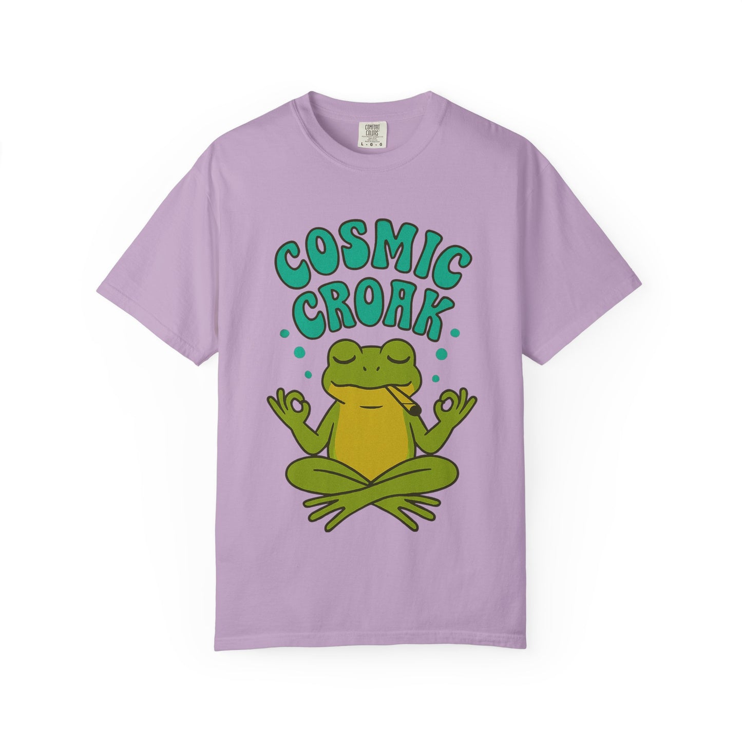 Cosmic Croak – Meditating Frog T-Shirt