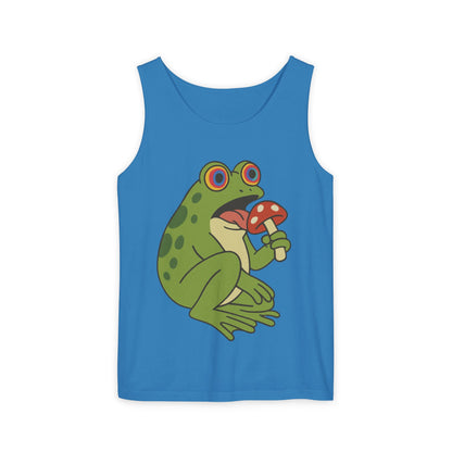 Trippy Frog & Mushroom – Unisex Chill Tank Top