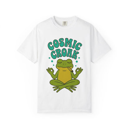 Cosmic Croak – Meditating Frog T-Shirt