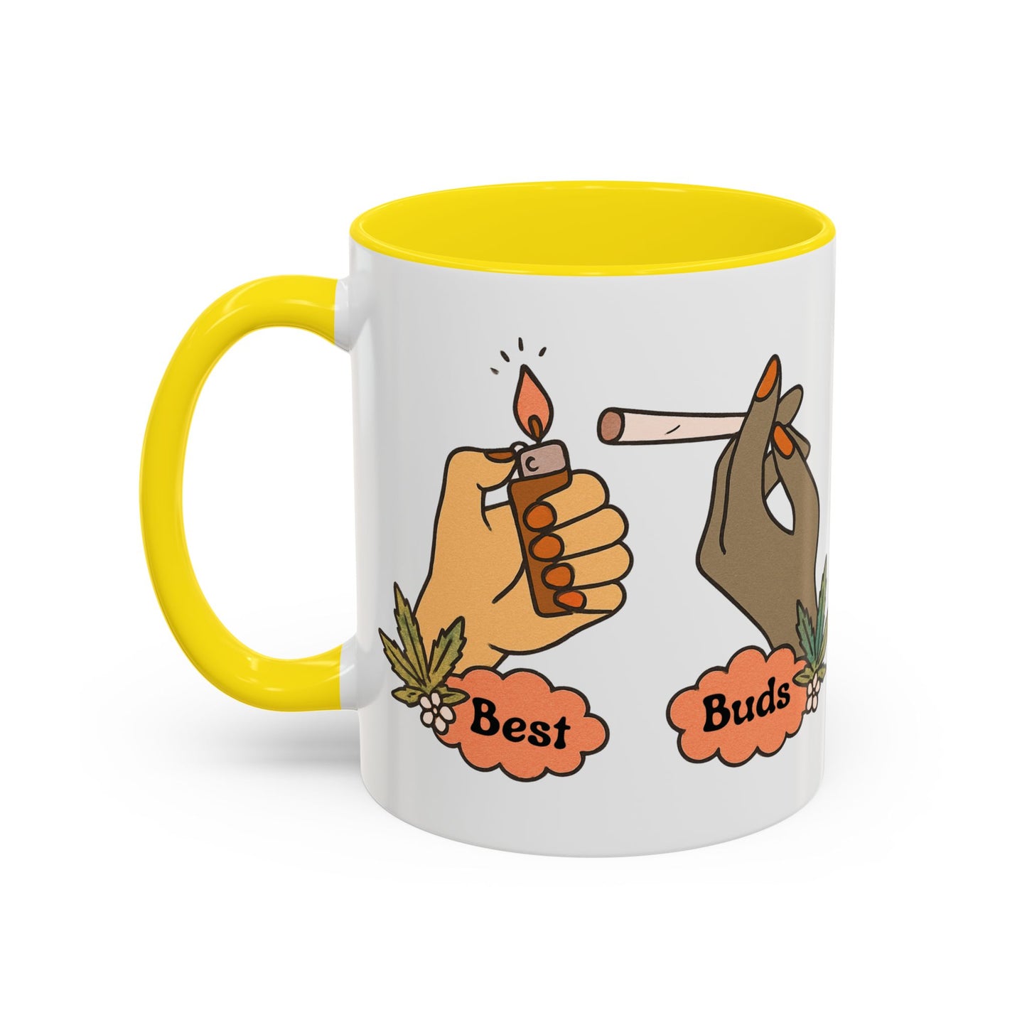 Best Buds Accent Mug – Light Up the Morning