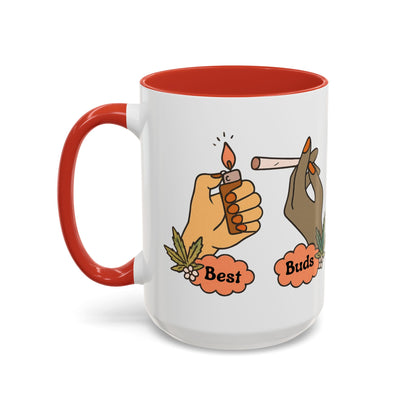Best Buds Accent Mug – Light Up the Morning