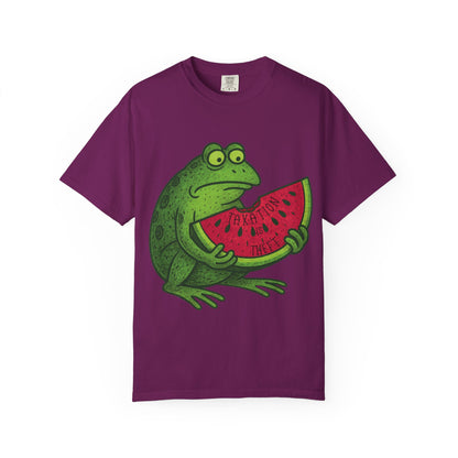 “Taxation Is Theft” Frog Tee – Watermelon Woes
