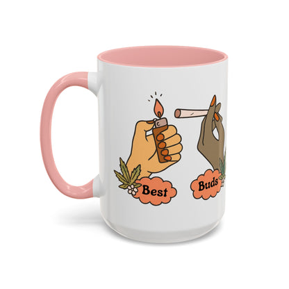 Best Buds Accent Mug – Light Up the Morning