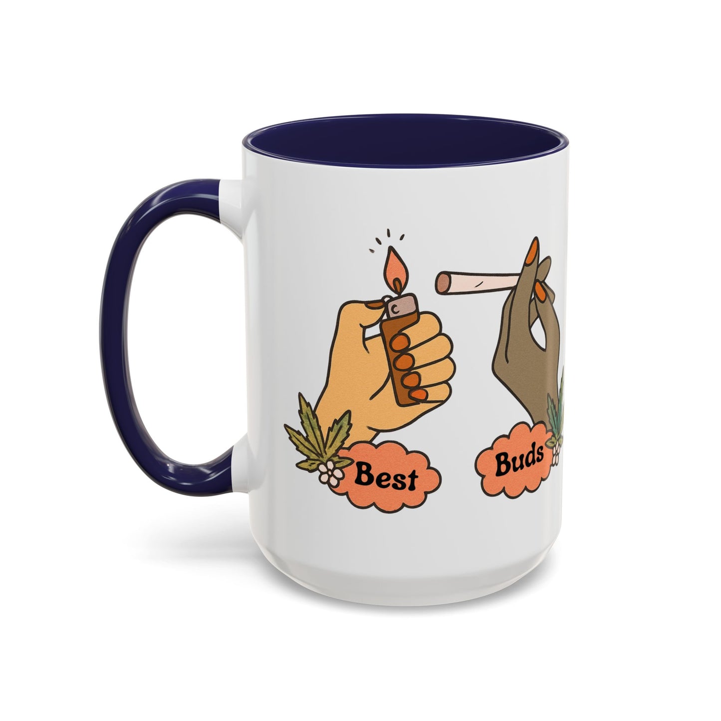 Best Buds Accent Mug – Light Up the Morning