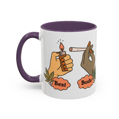 Best Buds Accent Mug – Light Up the Morning