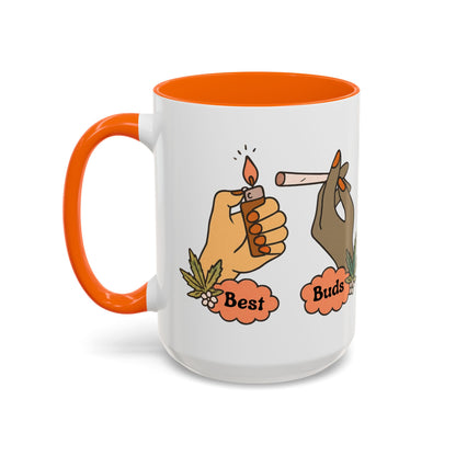 Best Buds Accent Mug – Light Up the Morning
