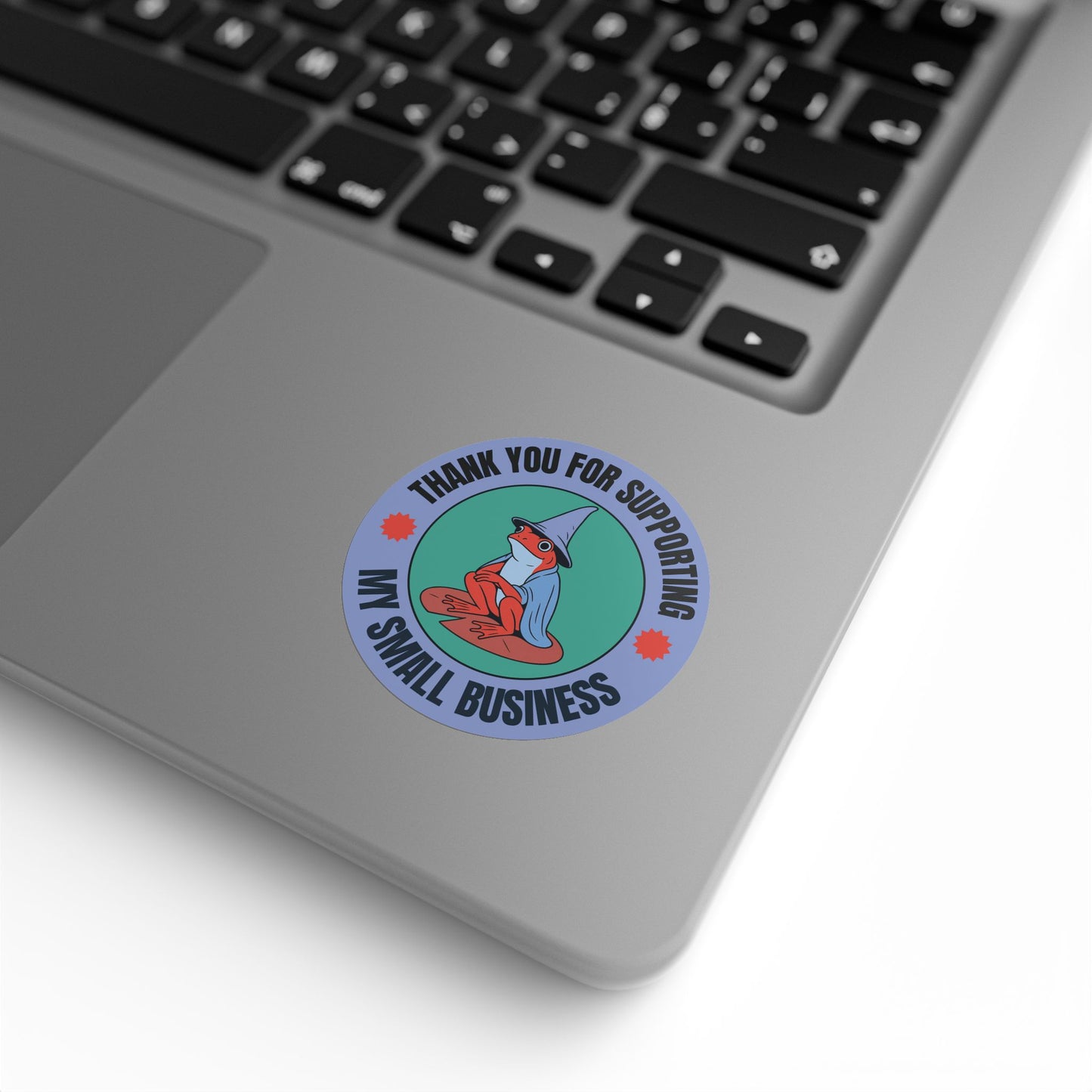 Wizard Frog “Thank You” Sticker Roll