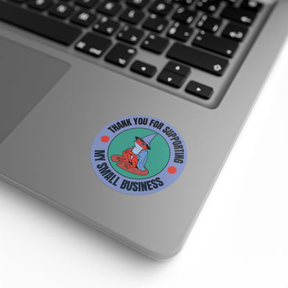 Wizard Frog “Thank You” Sticker Roll