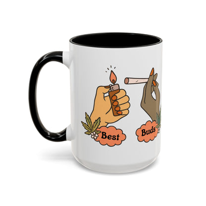 Best Buds Accent Mug – Light Up the Morning