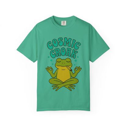 Cosmic Croak – Meditating Frog T-Shirt