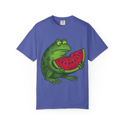 “Taxation Is Theft” Frog Tee – Watermelon Woes