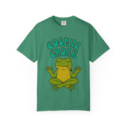 Cosmic Croak – Meditating Frog T-Shirt