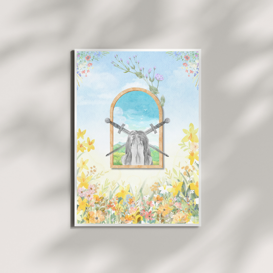 Silent Bloom – Watercolor Art Print