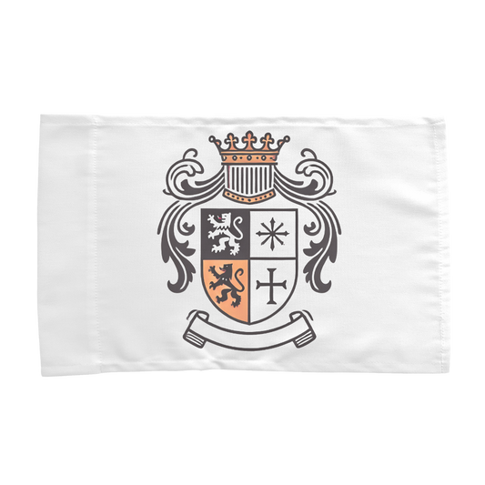 Custom Double-Sided Heraldic Flag – Personalized Coat of Arms or Emblem Display