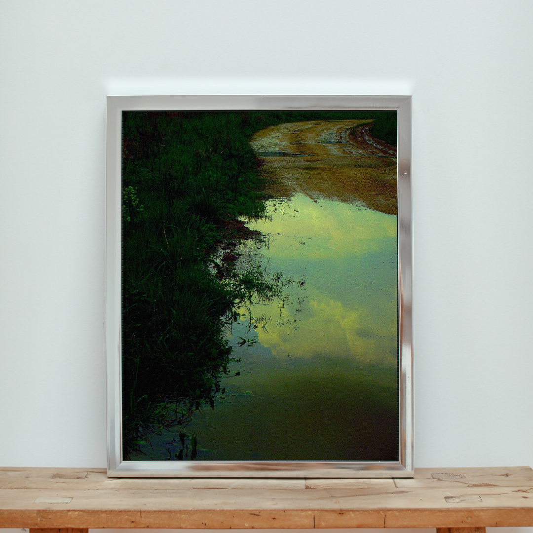 Cloud Mirror – Rain Puddle Reflection Photography Print