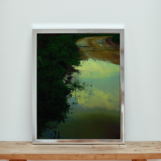Cloud Mirror – Rain Puddle Reflection Photography Print