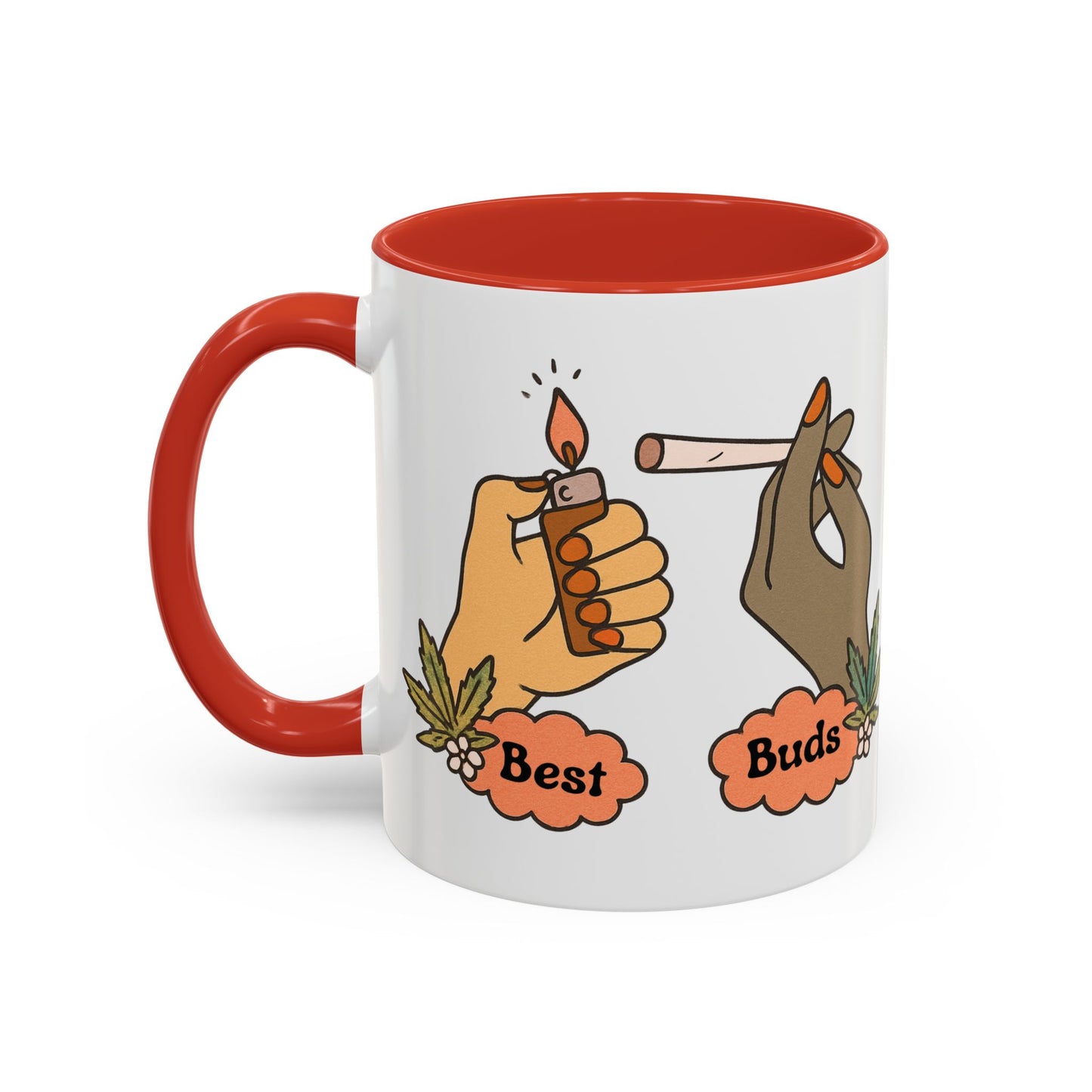 Best Buds Accent Mug – Light Up the Morning