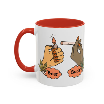 Best Buds Accent Mug – Light Up the Morning