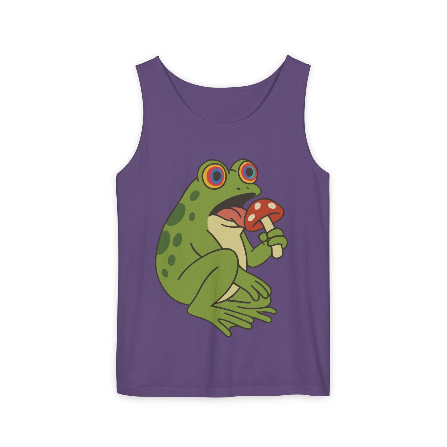 Trippy Frog & Mushroom – Unisex Chill Tank Top