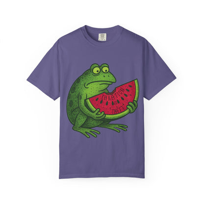 “Taxation Is Theft” Frog Tee – Watermelon Woes