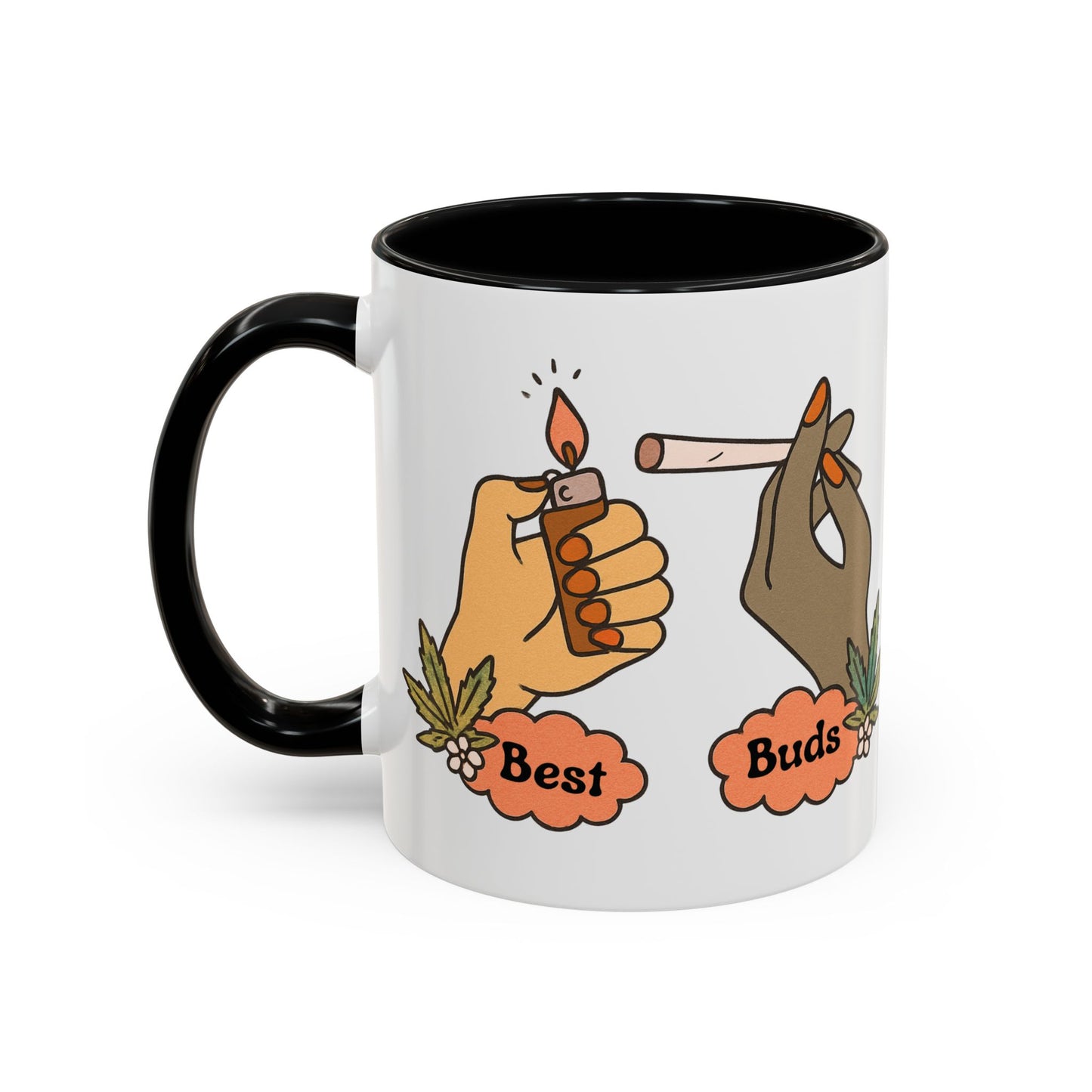 Best Buds Accent Mug – Light Up the Morning