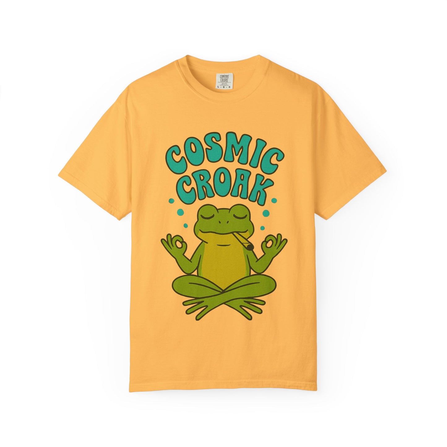 Cosmic Croak – Meditating Frog T-Shirt